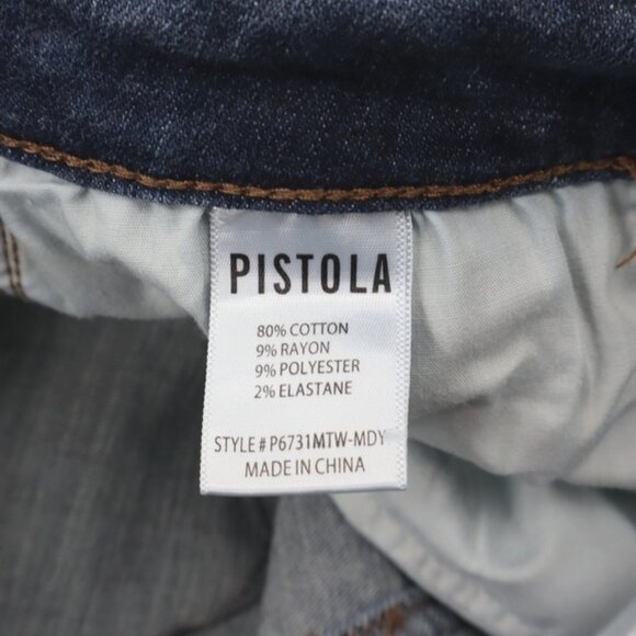 Pistola Arielle Revolve Mid Rise Skinny Fit Stretch Denim Jeans Women's Size 18W - Picture 3 of 6
